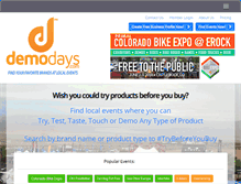 Tablet Screenshot of demodays.com